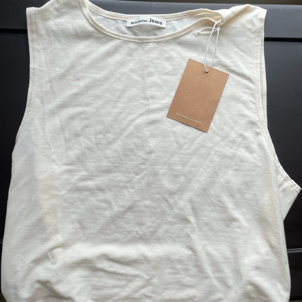 Reformation Jeans crop top